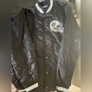 Men’s small Raiders football jacket